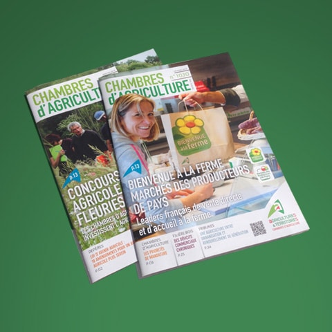 APCA : Élaboration de la ligne graphique du magazine de la Chambre d'Agriculture - Agence Linéal