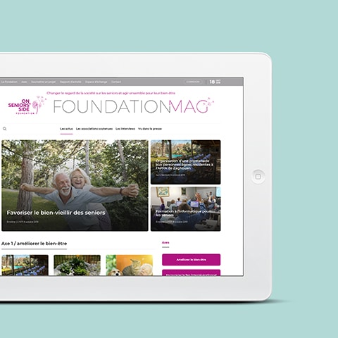 FONDATION DAMARTEX : La fondation Damartex se met en ligne pour faire connaître ses actions envers les seniors et diffuser les projets menés par ses filiales internationales - Agence Linéal