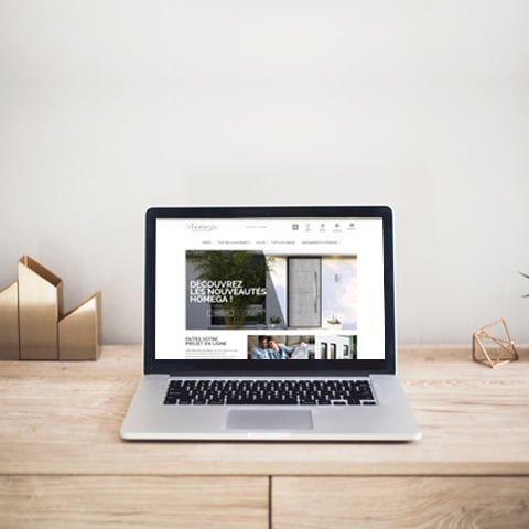 HOMEGA : Un site marchand avec l’ensemble des produits menuiseries référencés pour dynamiser un réseau de distributeurs national- Agence Linéal