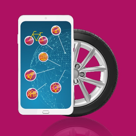 MOBIVIA : Création du visuel de la convention annuelle des Leaders Mobivia - Agence Linéal